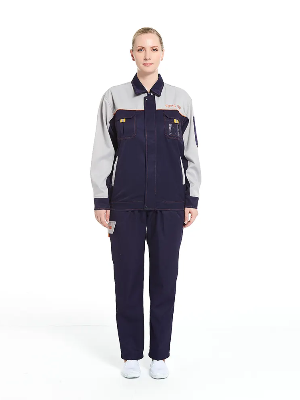 工厂秋季工作服套装定制纯棉防静电工服定制加logo图案 派登服饰