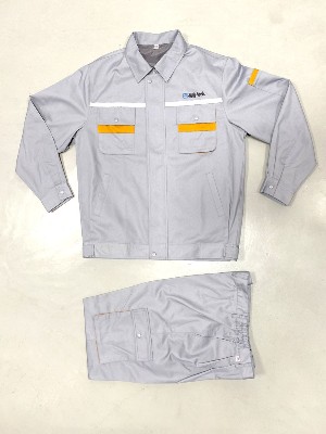 夏季长袖工作服套装纯棉吸湿排汗耐磨工装可加logo 派登服饰